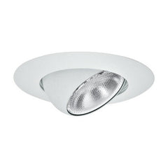 ELITE LIGHTING Elite Lighting B602WH Eyeball Trim 6 in (30 degree tilt)