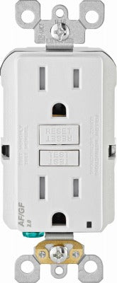 LEVITON Leviton Mfg Co R22-AGTR1-0KW Afci Gfci Outlet White 3 Pack
