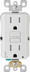 LEVITON Leviton Mfg Co R22-AGTR1-0KW Afci Gfci Outlet White 3 Pack