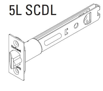 KWIKSET Kwikset 83014-017 Square Deadlatch 5 Inches US26 US26D