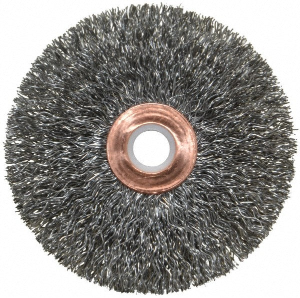 WEILER Weiler 93663 Wheel Brush 3 in Crimped Carbon Steel 20000 Rpm