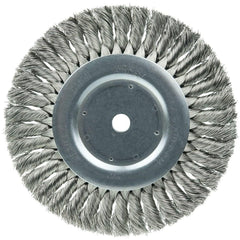 WEILER Weiler 08395 Knotted Wheel Brush 8 Inch 6000 Rpm