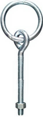 NATIONAL HARDWARE National Mfg N220-632 Zinc Eye Bolt Hitching Ring 3/8 in