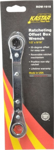 LANG Lang ROW-1618M Box End Offset Wrench 1/2 X 9/16 in 6pt