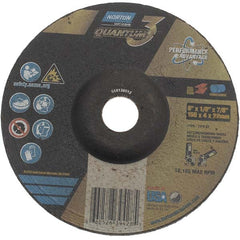 NORTON Norton 66252839428 Type 27 Grinding Wheel 6in Ceramic Alumina 24G