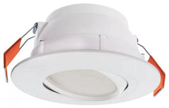 COOPER LIGHTING SOLUTIONS Cooper Lighting Solutions RA6069S1EWHDMR RA 6 in. LED adjustable gimbal 8.5 W (6 in)