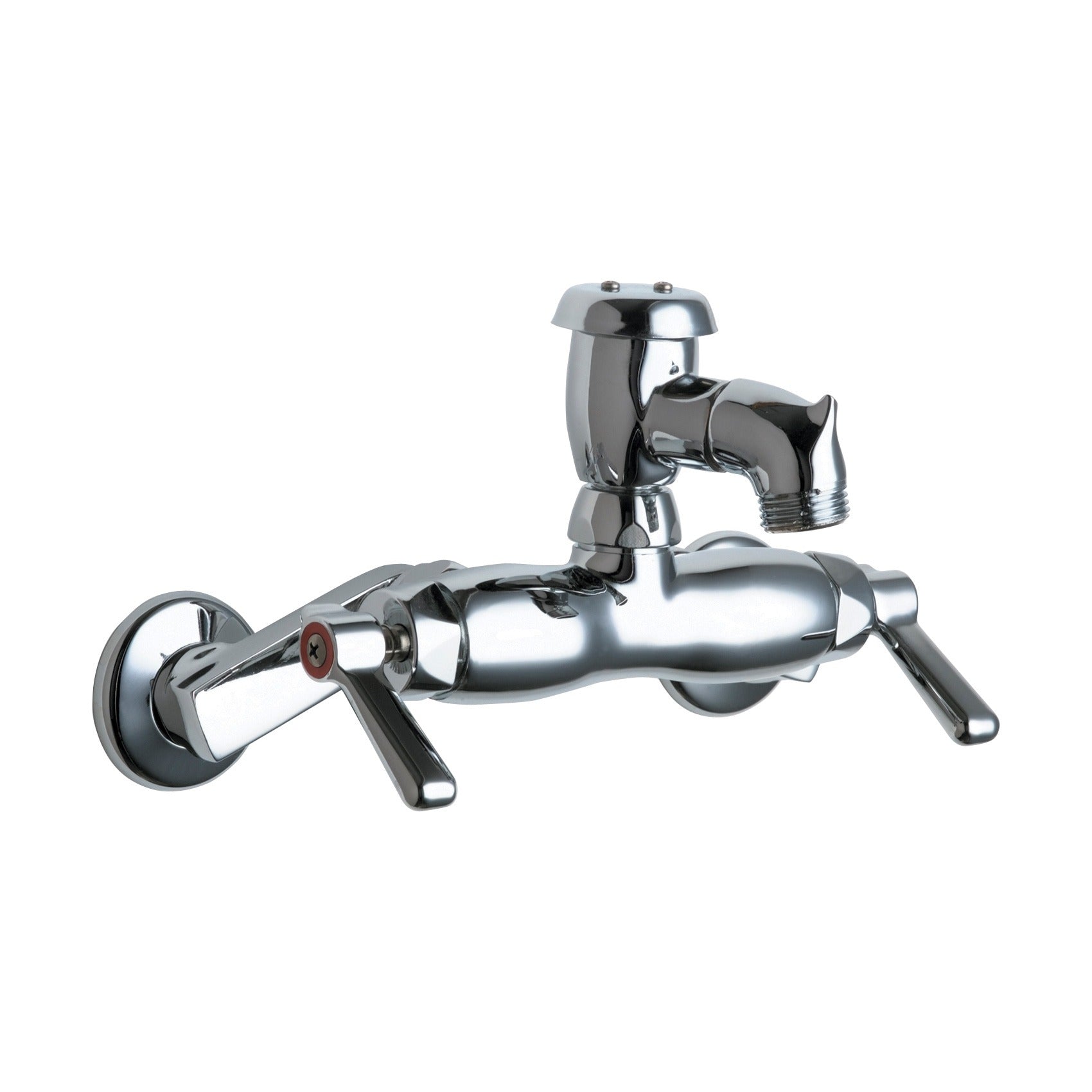 CHICAGO FAUCETS Chicago Faucets 305-VBCP Wall Mount Sink Faucet 8 Inch