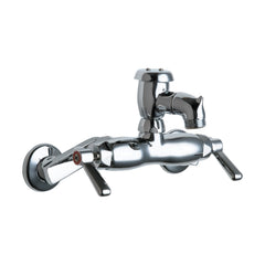 CHICAGO FAUCETS Chicago Faucets 305-VBCP Wall Mount Sink Faucet 8 Inch
