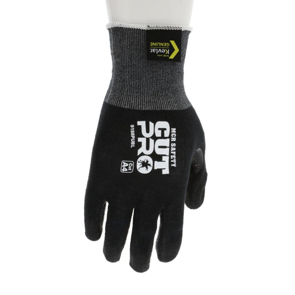 MCR SAFETY Mcr Safety 9188PUBS Cut Resistant Gloves A4 Kevlar Small