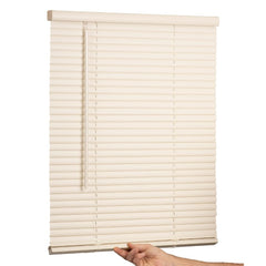 LOTUS & WINDOWARE Lotus & Windoware MLX3460AL Cordless Mini Blind 1 inches Vinyl Slats (34 inches W x 60 inches L)