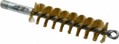 SCHAEFER BRUSH Schaefer Brush 43636 Tube Brush 1-1/4 in Brass Bristles
