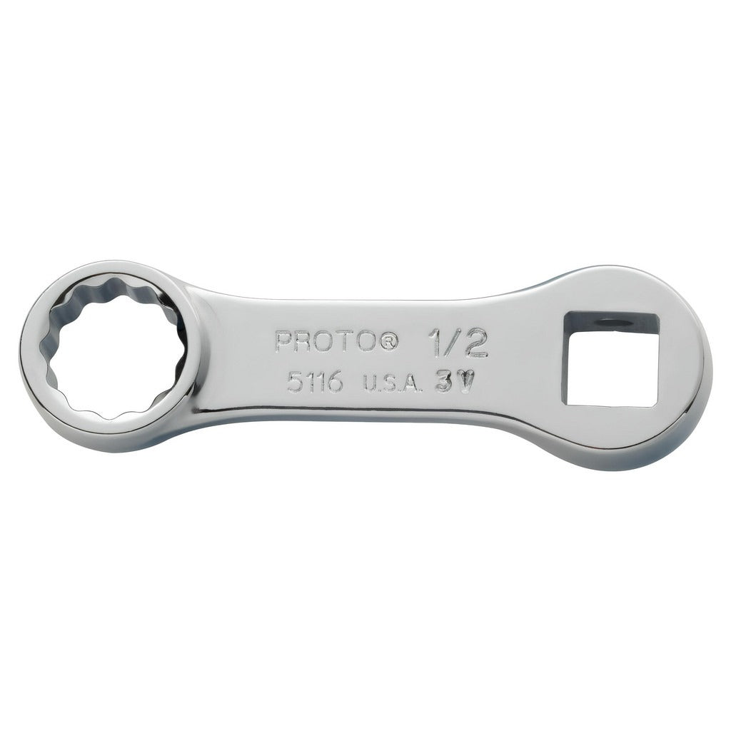 PROTO Proto J5116 Crowfoot Wrench 1/2 in 3/8 in Drive 12 Pt
