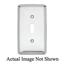 MULBERRY METAL PRODUCTS Mulberry Metal Products 73101 Princess Wallplate 1-Gang (5 in H x 2-3/4 in W)