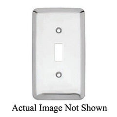 MULBERRY METAL PRODUCTS Mulberry Metal Products 73101 Princess Wallplate 1-Gang (5 in H x 2-3/4 in W)