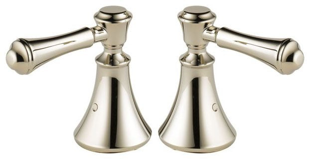 DELTA FAUCET Delta Faucet H697PN Cassidy Metal Lever Handle Set 2-Pack DH697PN
