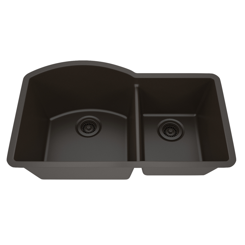 DAKOTA Dakota Plumbing Products GSE-QC7030LD-MO Kitchen Sink Mocha