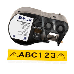 BRADY Brady 170834 Label Printer Cartridge 1 in Black on Yellow