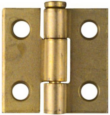 NATIONAL HARDWARE National Mfg N141-622 Light Narrow Hinge 1x1 in Dull Brass 2pk