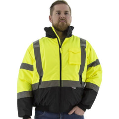 MAJESTIC Majestic 75-1313/S Hi-Viz Waterproof Bomber Jacket Small 75-1313/S