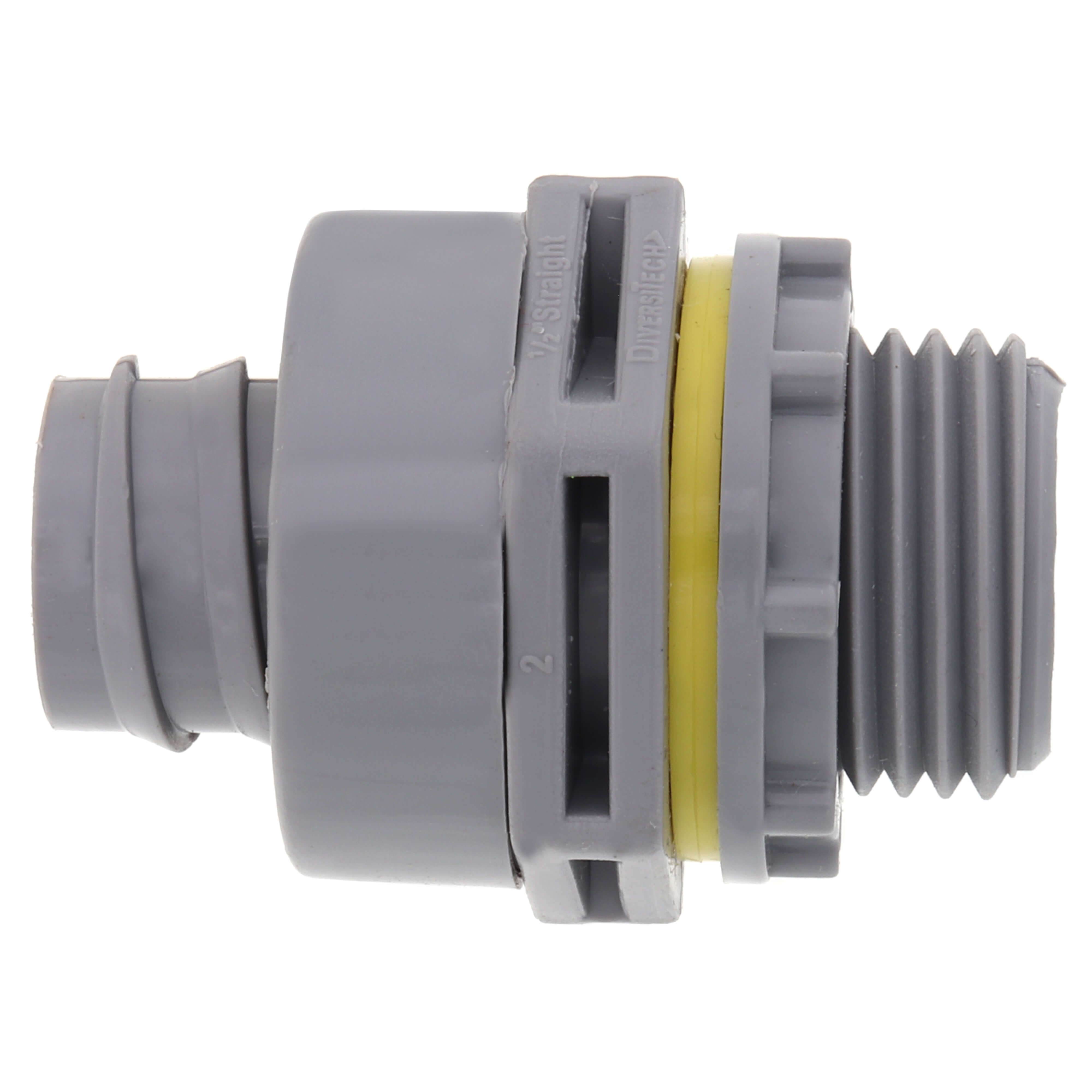 DIVERSITECH DiversiTech 750-SLTC50 1/2, 1-Piece, Straight, Screw-On, Liquid Tight Conduit Connector