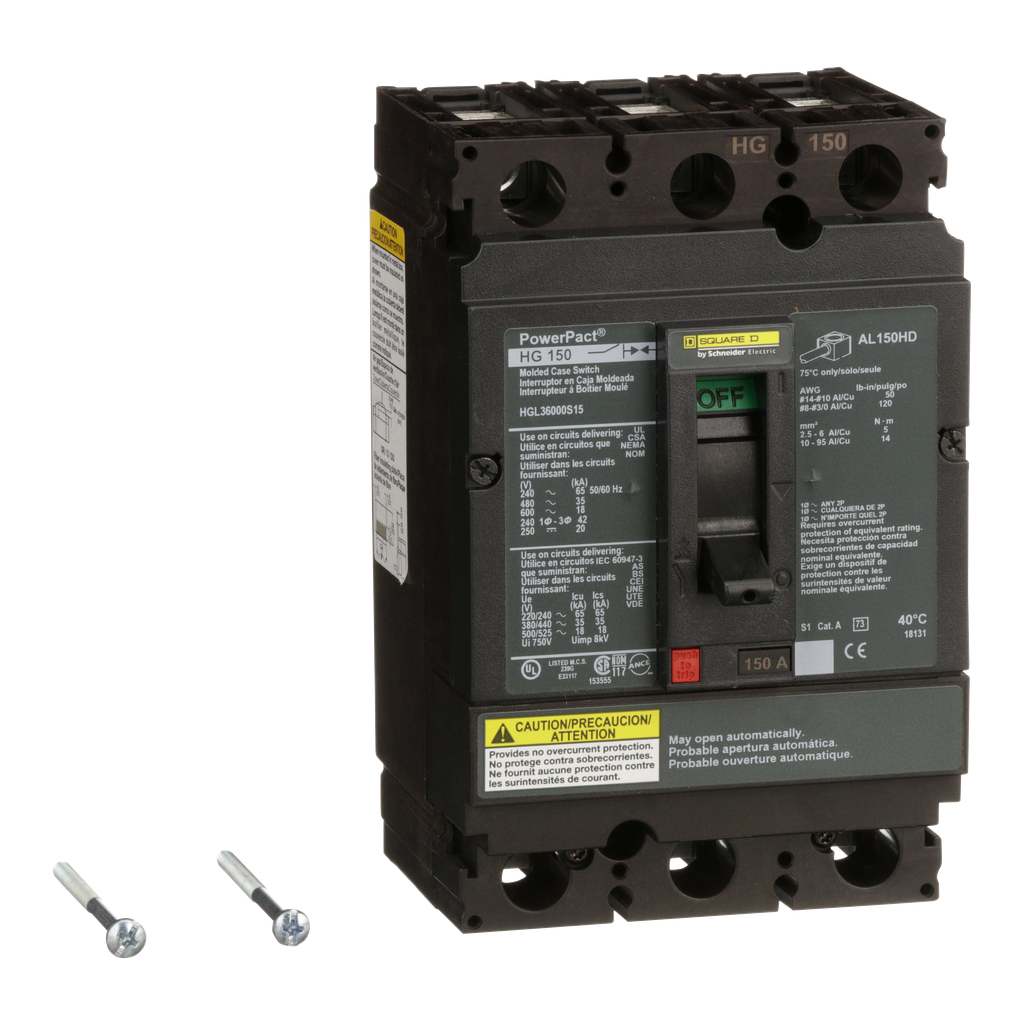 SCHNEIDER ELECTRIC HGL36000S15 RELAYS & SWITCHES
