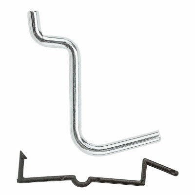 NATIONAL HARDWARE National Mfg N180-004 Galvanized Steel Angle Hook 8 Pack