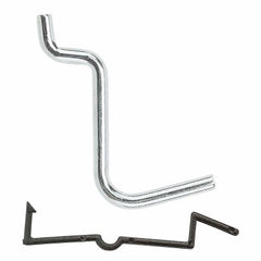 NATIONAL HARDWARE National Mfg N180-004 Galvanized Steel Angle Hook 8 Pack
