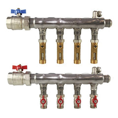 UPONOR Uponor A2741202 Commercial stainless steel manifold assembly 1-1/2 in 12 loops