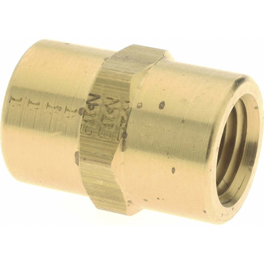 EATON Eaton 3300X4 Brass Pipe Coupling 1/4 in Fnptf 1200 Psi