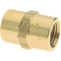 EATON Eaton 3300X4 Brass Pipe Coupling 1/4 in Fnptf 1200 Psi