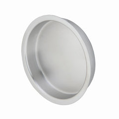 IVES Ives 221B26D Round Flush Pull Solid Brass Satin Chrome