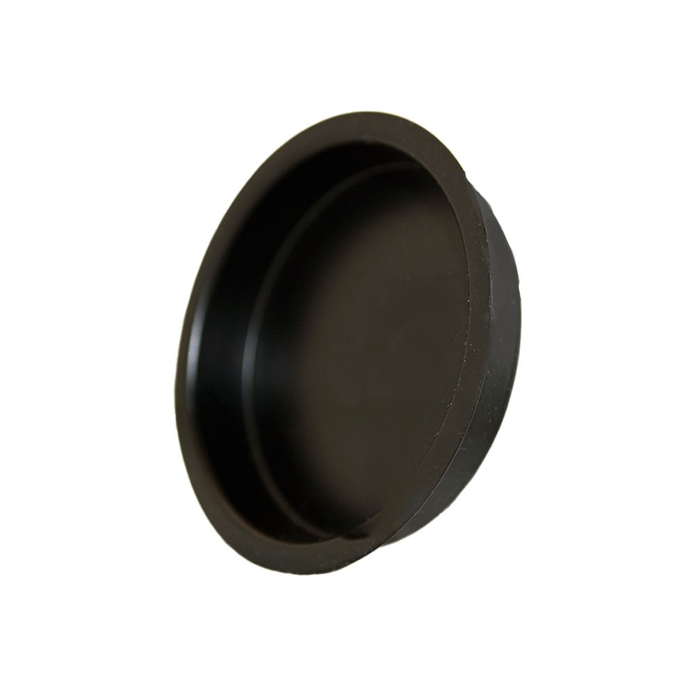 IVES Ives 221BBLK Round Flush Pull 2.5 Inches Black Brass