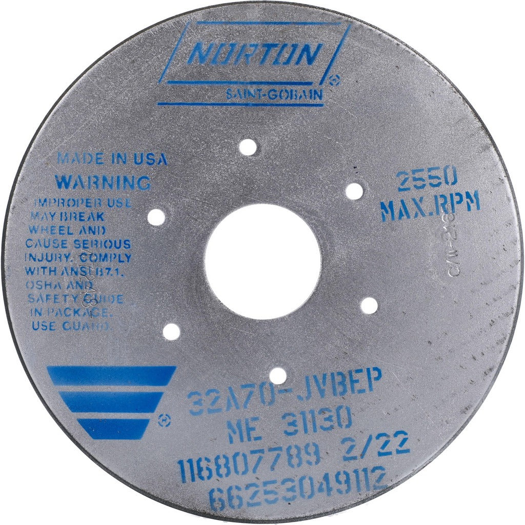 NORTON Norton 66253049112 Grinding Wheel 9 Inch 70 Grit Type 35