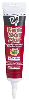 DAP Dap Inc 18546 Kwik Seal Plus Kitchen Bath Caulk 5.5 Oz