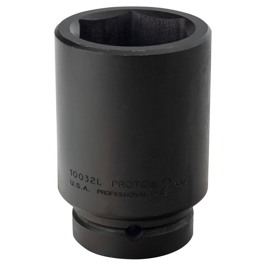 PROTO Proto J10032L Impact Socket 1 in Drive 2 in 6-pt Hex