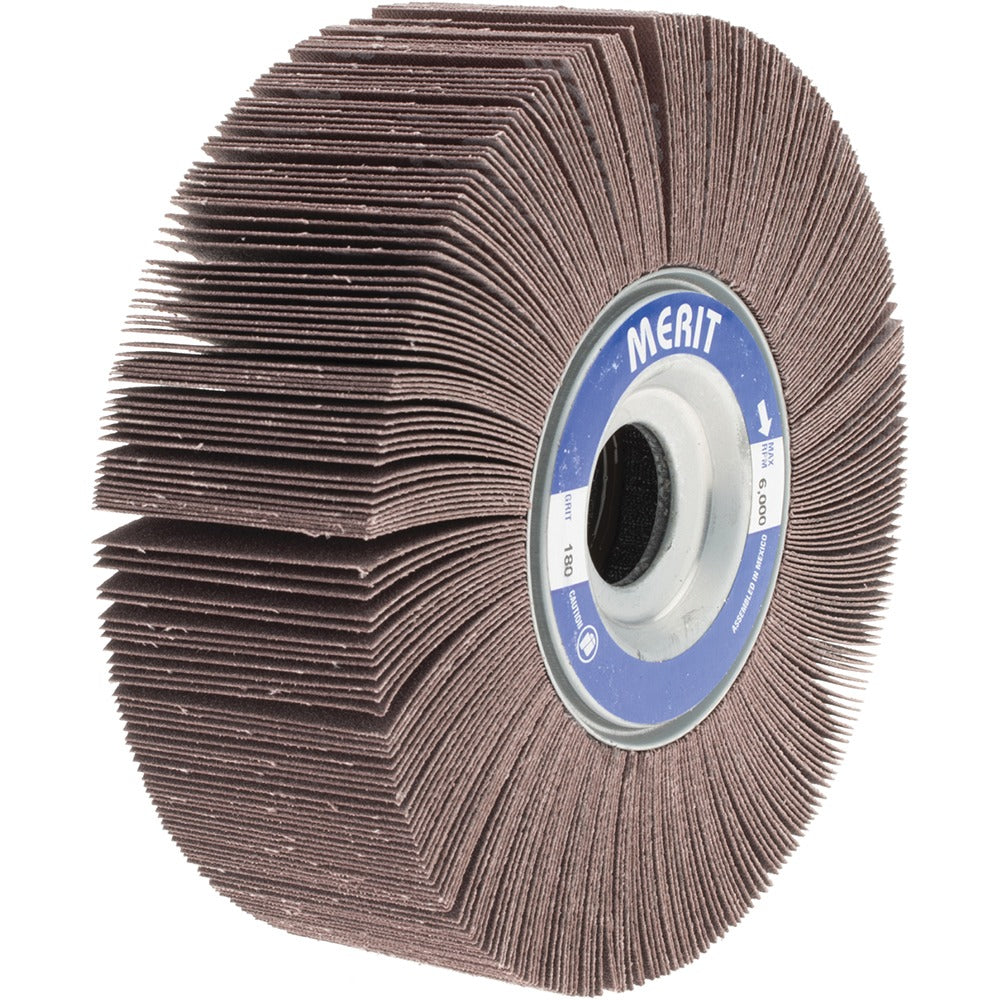MERIT Merit Abrasives 08834123038 Flap Wheel 180 Grit 6x2 in