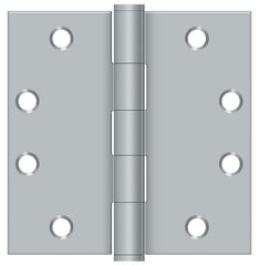 DELTANA Deltana S45U26D Square Hinge 4.5x4.5 in Heavy Duty Satin Chrome