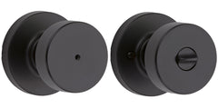 KWIKSET Kwikset 730PSKRDT-514 Pismo Privacy Knob Matte Black