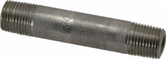 MERIT BRASS Merit Brass 4502-200 Ss Pipe Nipple 1/8 in Sch 80 304 304L