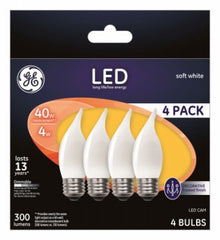 GE G E Lighting 37420 Frosted Led Bulb 3.5W 4 Pack