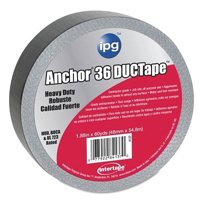 INTERTAPE POLYMER GROUP Intertape Polymer Group 4137 AC36 HVAC Cloth Duct Tape Silver 1.88 in x 60 yd x 11 mil