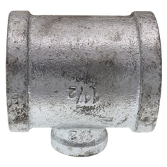 EVERFLOW Everflow GMRT1201 Reducing Tee Galvanized Malleable (1-1/2 inches x 1/2 inches)