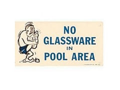 POOLMASTER 41332 POOL & SPA SIGNS