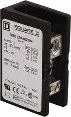 SCHNEIDER ELECTRIC Square D 9080LBA163104 Distribution Block 1P 335A