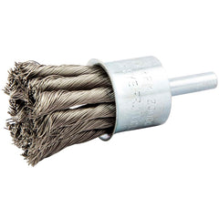 NORTON Norton 66252838887 End Brush 1 in Stainless Steel Knotted Wire