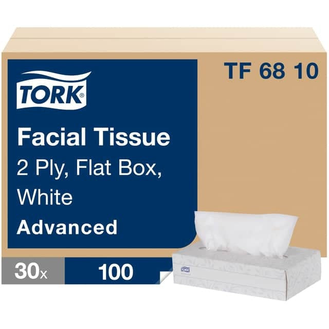 TORK Tork TRKTF6810 Advanced Facial Tissue 2-Ply (100 Sheets/Box, 30 Boxes/Carton) TF6810