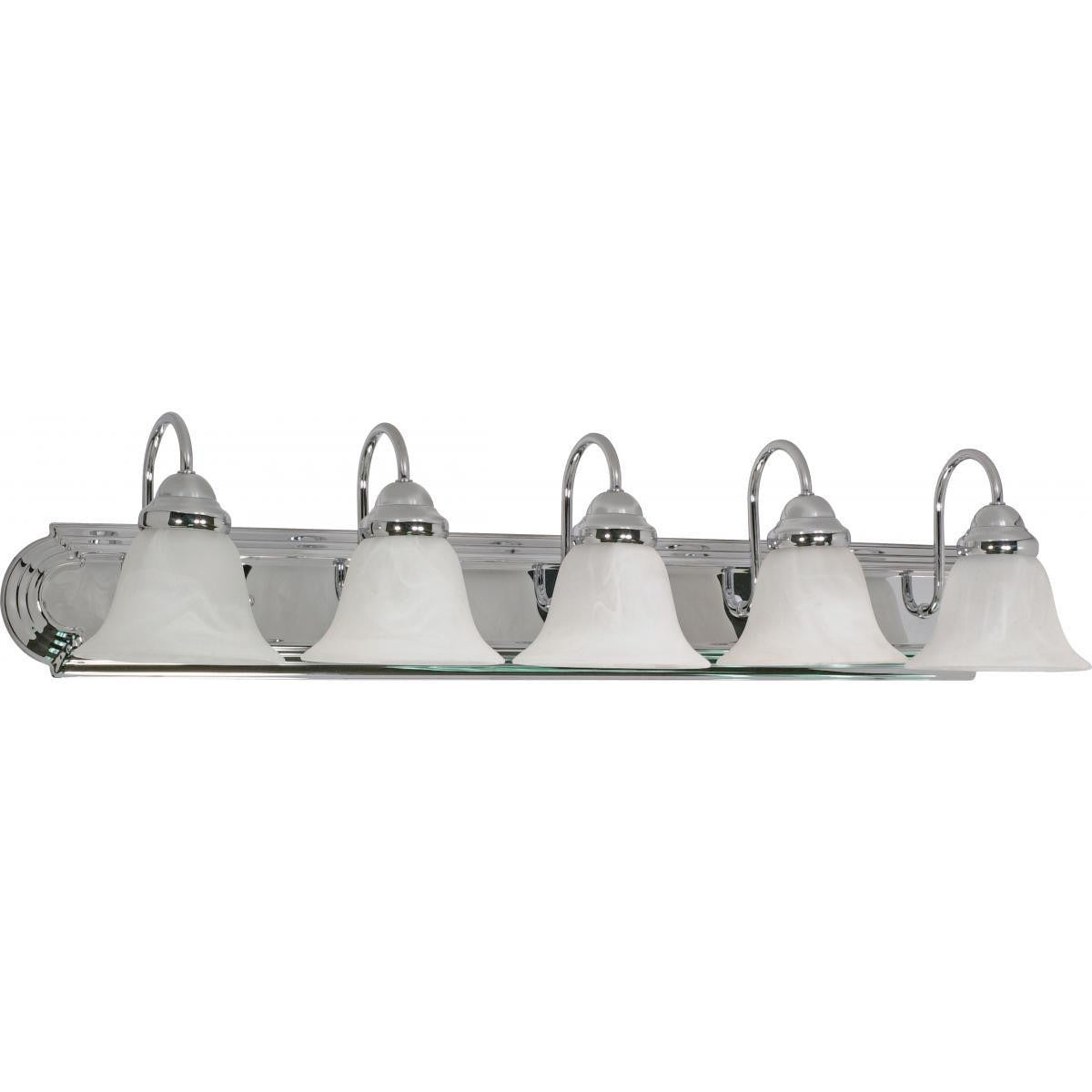 SATCO-NUVO Satco-Nuvo 60/319 Ballerina 5-Light Vanity Fixture 100W (36in)