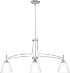QUOIZEL Quoizel BLG338BN Billingsley Blueprint Island Chandelier 100W (3-Light)