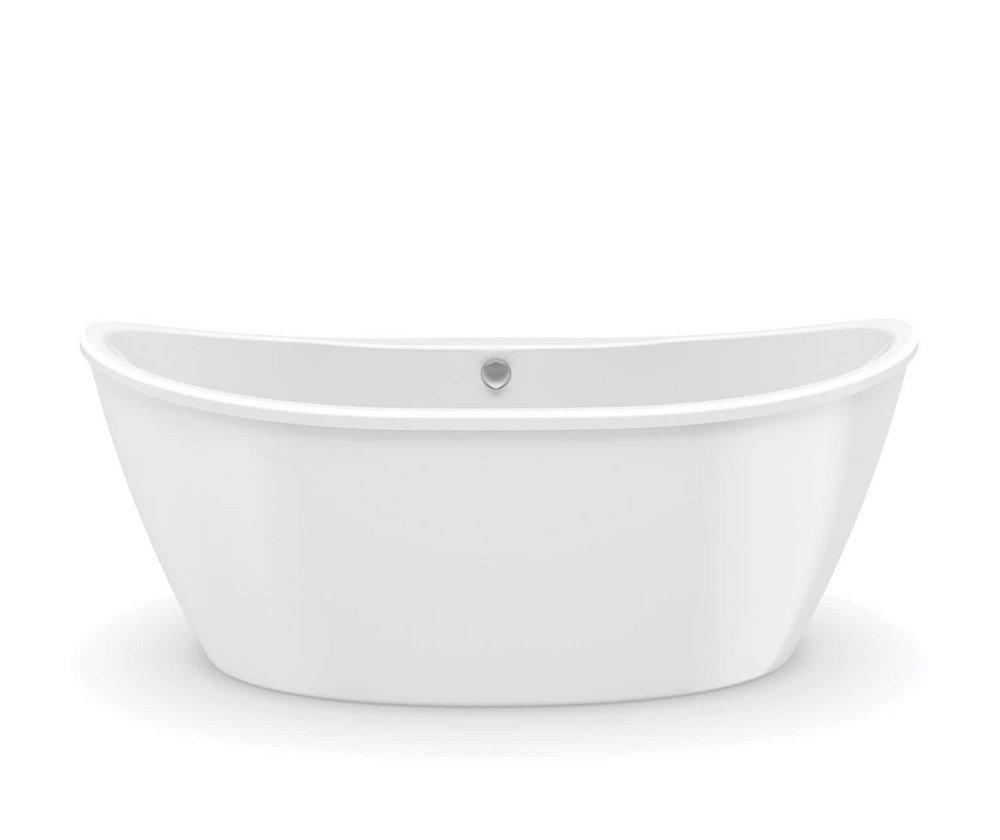 MAAX MAAX 106193-000-002 Delsia 66 x 36 in. Freestanding Bathtub with Rear Center Drain in White