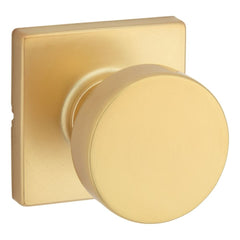 KWIKSET Kwikset 720PSKSQT-4 Pismo Passage Knob Satin Brass